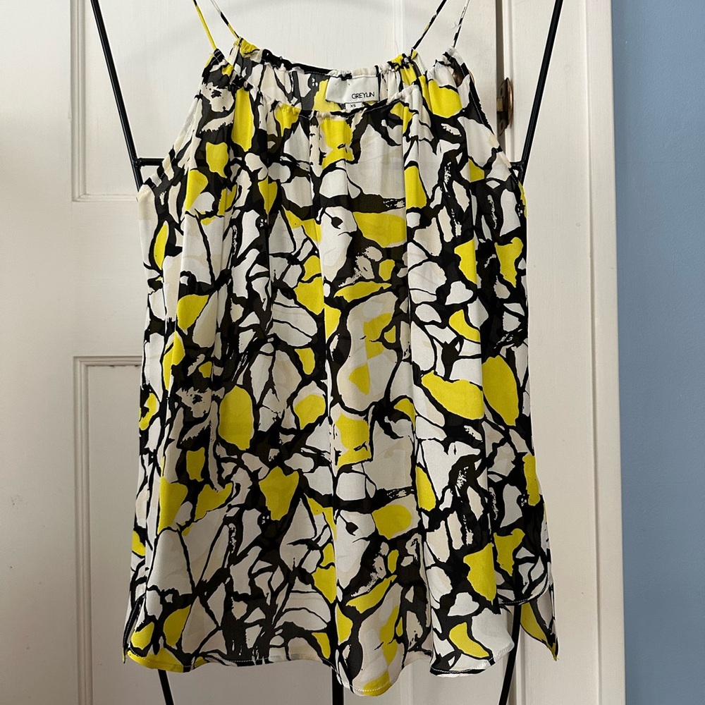 Greylin Anthropologie Silk Top